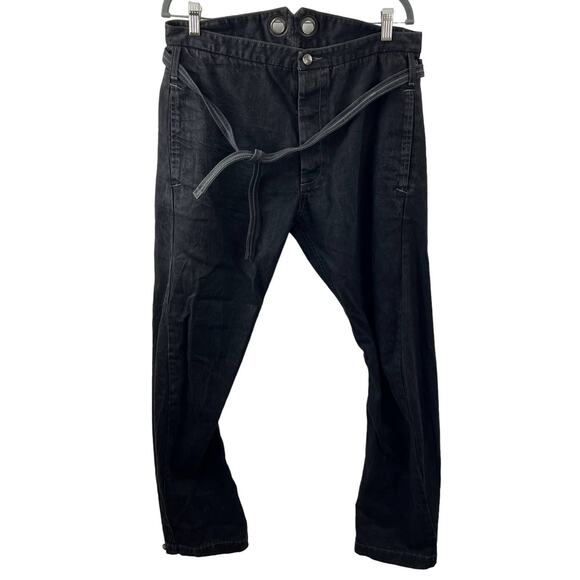 Vintage Michiko Koshino Black 33 Denim Jean Cotton Hight...